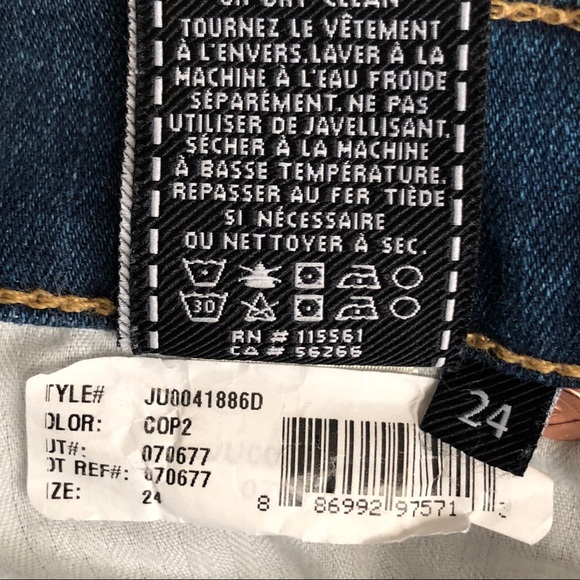 NWT 7 for All Mankind Gwenevere skinny sz 24 - Picture 6 of 8